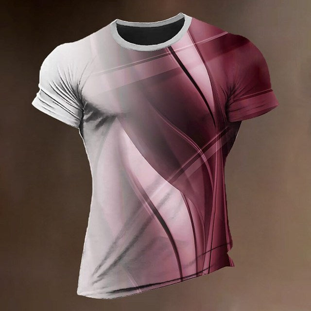 Summer Quick Drying Material Sports T-shirt Outdoor Running T-shirt Men