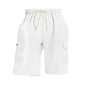 Mens Corduroy Multi-Pocket Shorts For Sports