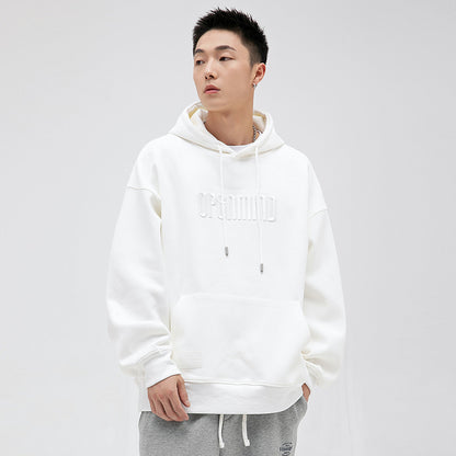 Hooded Sweater Men's Fashion Brand Letter Embroidery