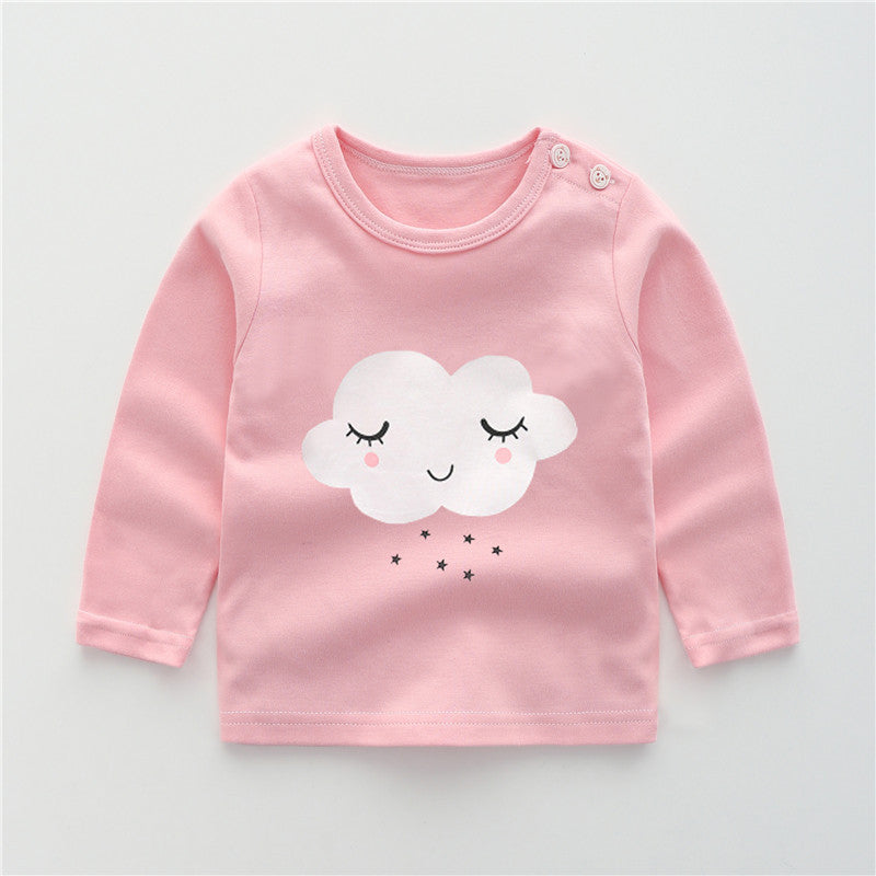 Baby Girl Children's Clothing Cotton Long Sleeves