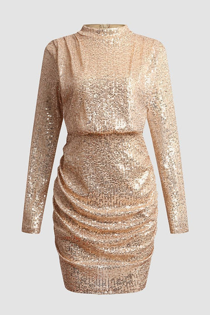 Ladies New Sequined Sheath Dress