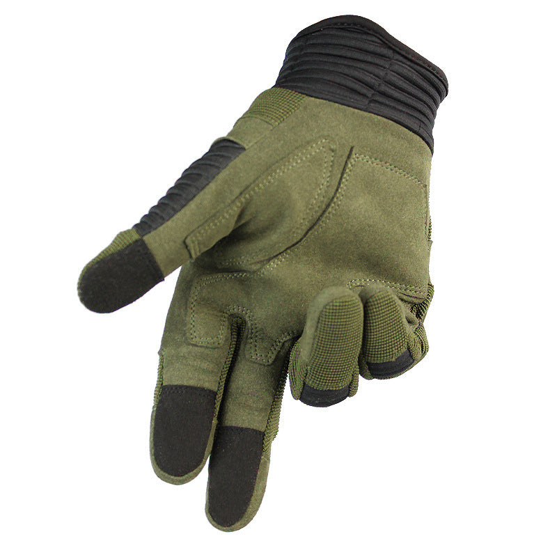 Outdoor Full Finger Touch Screen Hardcase Tactical Gloves