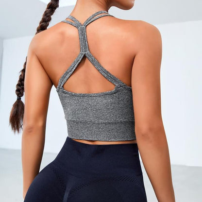 Push-up Beauty Back High Elastic Fitness Vest For Women