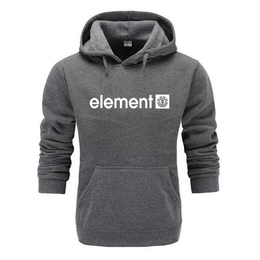 Printed Sports Hooded Pullover Casual Men's Sweater
