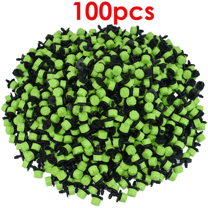 KESLA 30-1000PCS 4/7mm Garden Irrigation Nozzle Adjustable Dripper Watering Sprinkler Emitter Micro Drip Balcony Yard Greenhouse