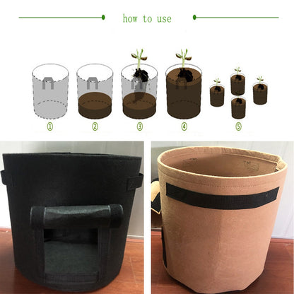 Plant Growth Bag home garden Potato greenhouse Vegetable Planting Bag Moisturizing jardin Vertical Garden Grow Bag seedling pot