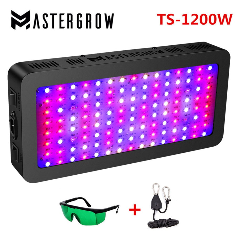 Double Switch 600W 900W 1200W Full Spectrum LED grow light with Veg/Bloom modes for Indoor Greenhouse grow tent plants grow led