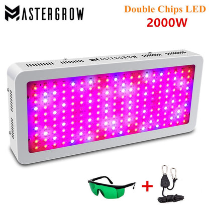 Full Spectrum 300/600/800/900/1000/1200/1800/2000W LED Grow Light 410-730nm for Indoor Plants and Flower Greenhouse Grow Tent