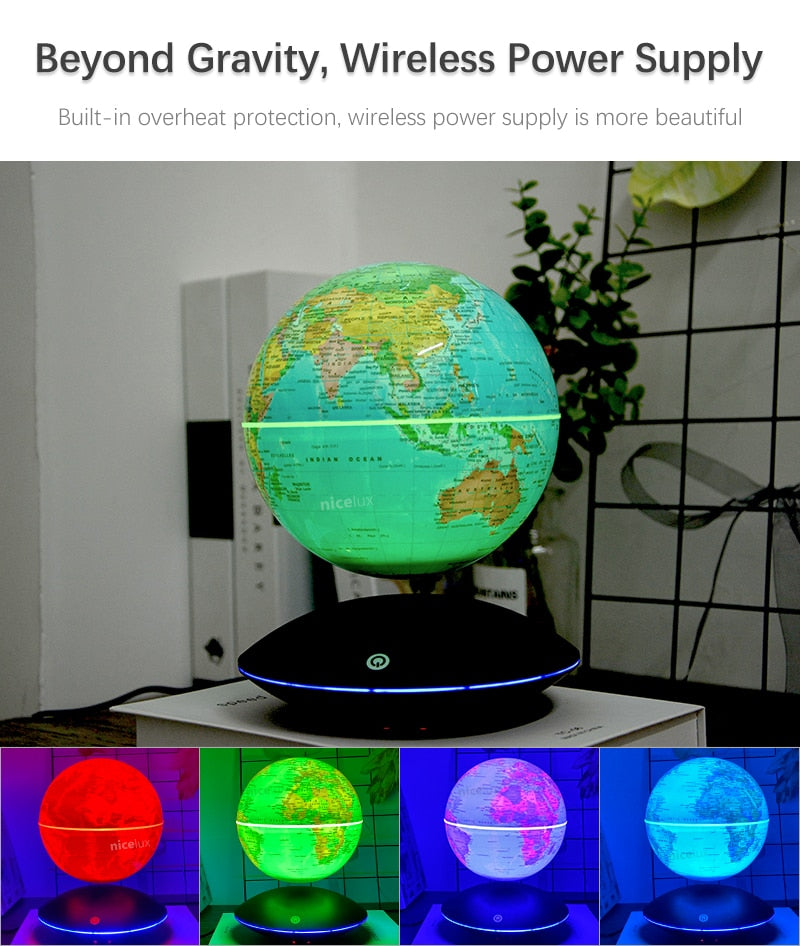 Q lampe de lune à lévitation magnétique veilleuse rotative sans fil LED Globe Constellation boule lumière lampe flottante cadeaux de nouveauté