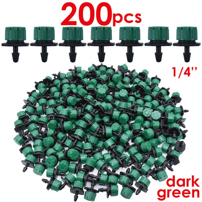 KESLA 30-1000PCS 4/7mm Garden Irrigation Nozzle Adjustable Dripper Watering Sprinkler Emitter Micro Drip Balcony Yard Greenhouse