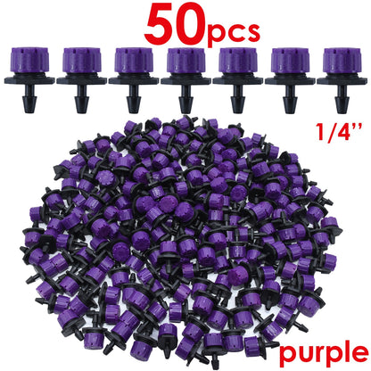 KESLA 30-1000PCS 4/7mm Garden Irrigation Nozzle Adjustable Dripper Watering Sprinkler Emitter Micro Drip Balcony Yard Greenhouse