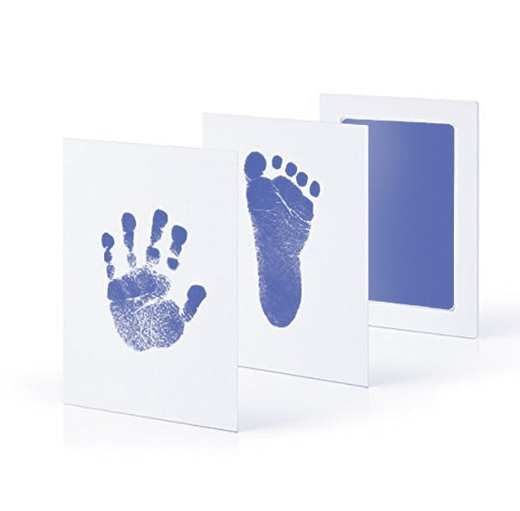 Baby Footprints Handprint Ink Pads Safe Non-toxic Ink Pads Kits for Baby Shower Baby Paw Print Pad Foot Print Pad Inkless