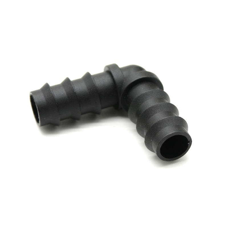 10Pcs Greenhouse PE Pipe 16 20 25 mm Tee Straight Elbow Plug Irrigation Pipe Fitting Micro Spray Irrigation Accessories