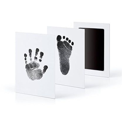 Baby Footprints Handprint Ink Pads Safe Non-toxic Ink Pads Kits for Baby Shower Baby Paw Print Pad Foot Print Pad Inkless