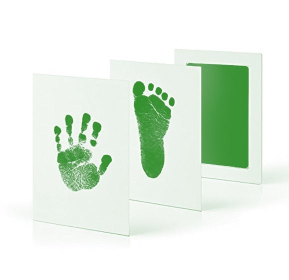 Baby Footprints Handprint Ink Pads Safe Non-toxic Ink Pads Kits for Baby Shower Baby Paw Print Pad Foot Print Pad Inkless